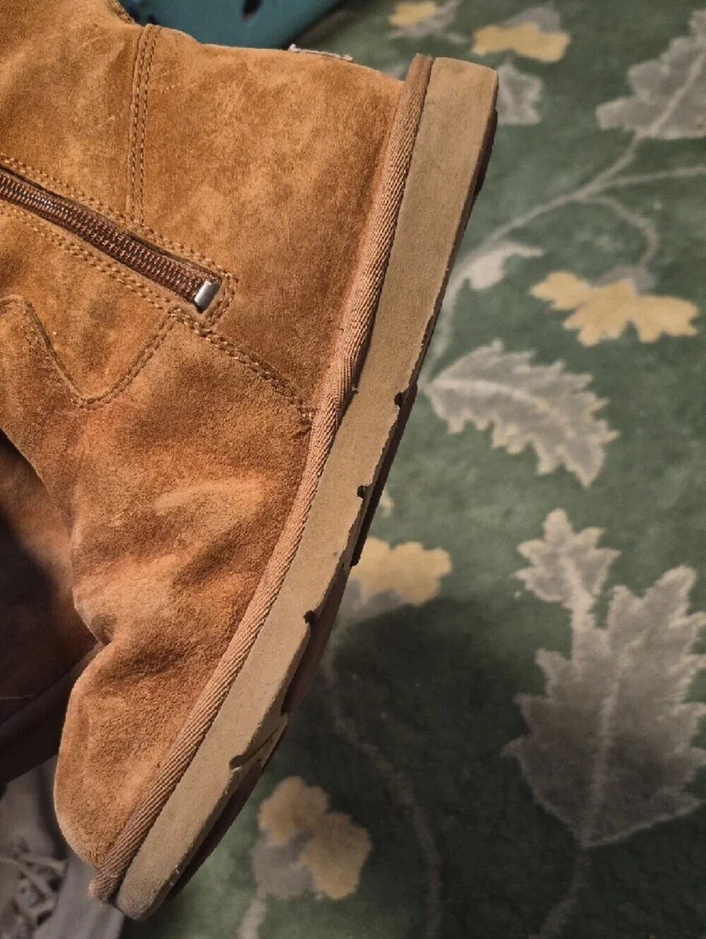 UGG Tall Chestnut Brown Shearling-Lined Winter Boots